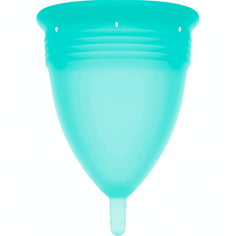 STERCUP - COPO MENSTRUAL DE SILICONE FDA AQUAMARINE - TAMANHO L - Image 3