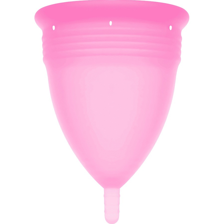 STERCUP - COPO MENSTRUAL DE SILICONE FDA ROSA - TAMANHO S - Image 3