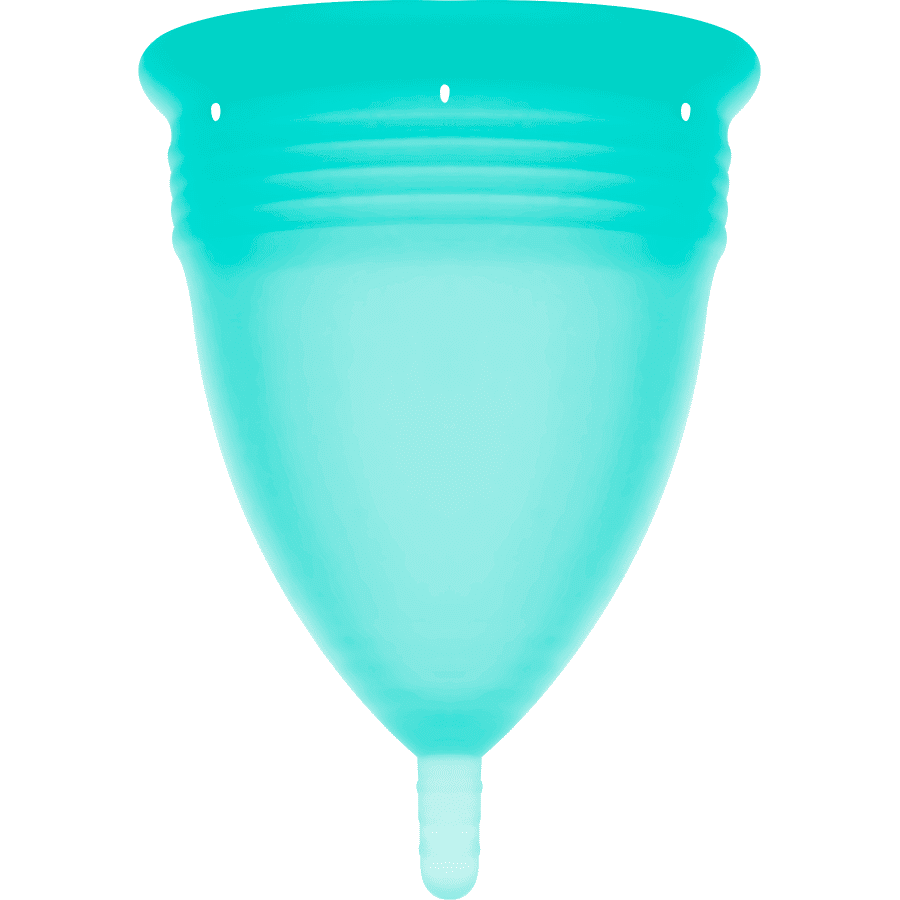 STERCUP - COPO MENSTRUAL DE SILICONE FDA AQUAMARINE - TAMANHO S - Image 3