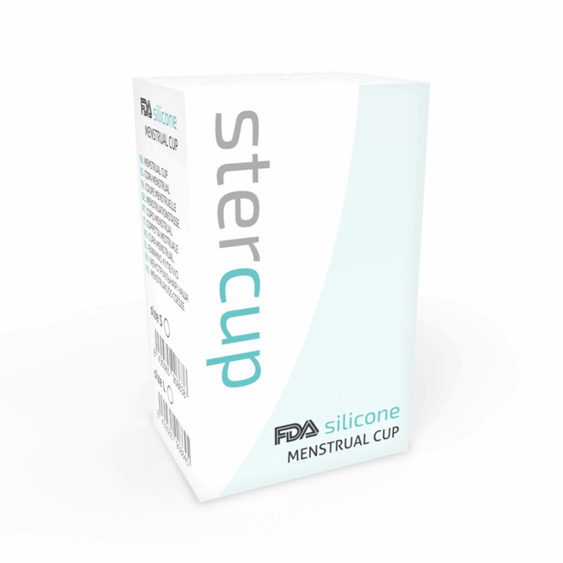 STERCUP - COPO MENSTRUAL DE SILICONE FDA AQUAMARINE - TAMANHO S - Image 4