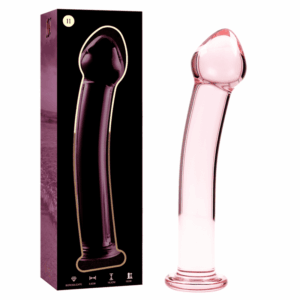 NEBULA SERIES BY IBIZA - MODELO 11 DILDO VIDRO BOROSILICADO ROSA 16 CM -O- 3 CM