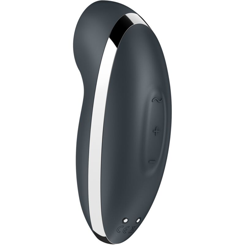 SATISFYER - TAP & CLIMAX 2 VIBRADOR E ESTIMULADOR CINZA - Image 3