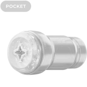 KIIROO - FEEL POCKET STROKER CRYSTAL POR KIIROO TRANSPARENTE