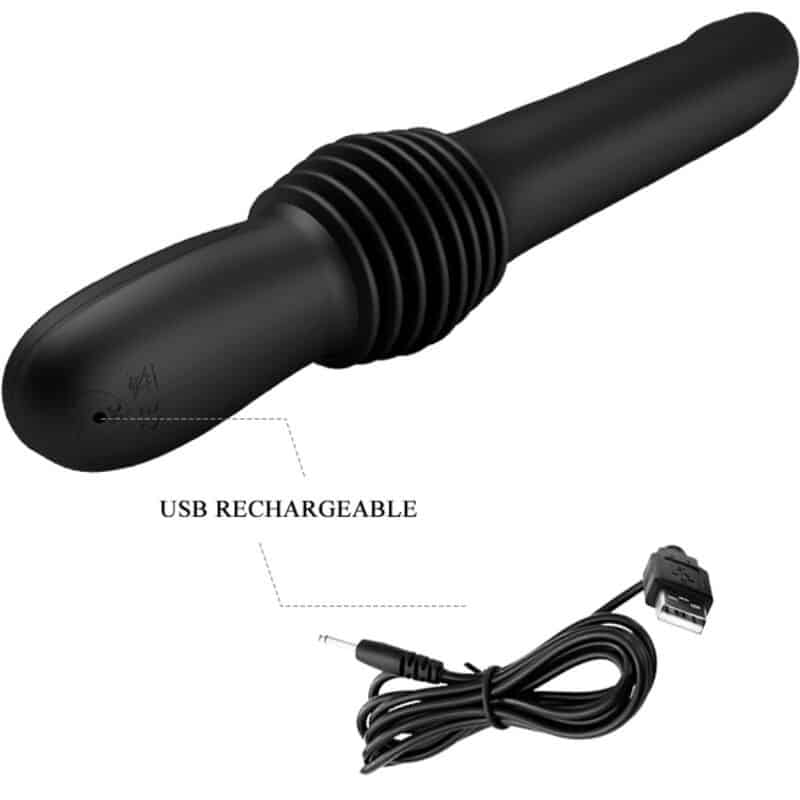 PRETTY LOVE - VIBRADOR PAZUZU 3 MODOS DE IMPULSO PRETO - Image 6
