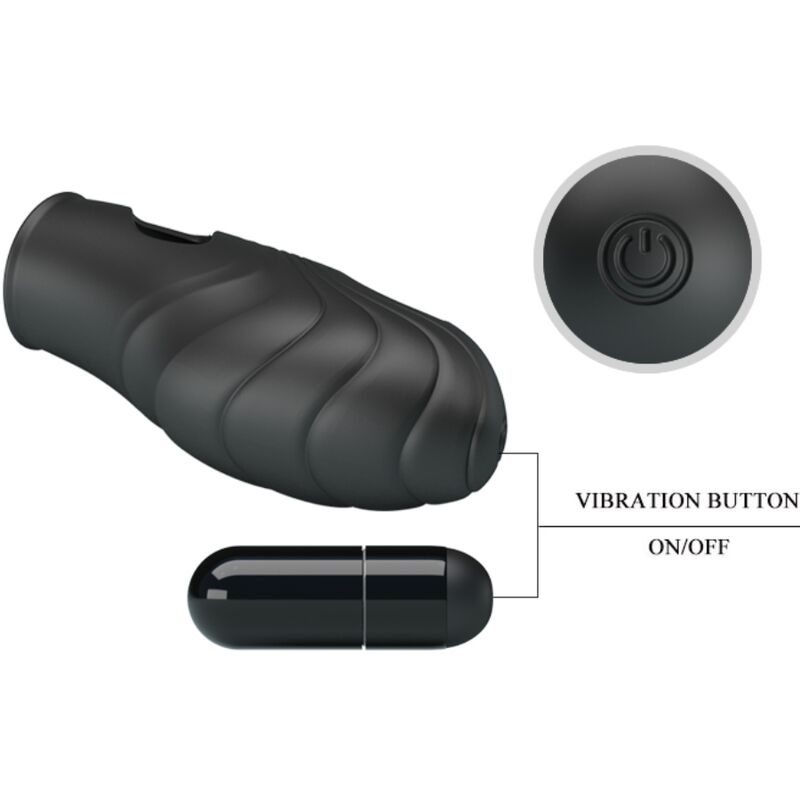 PRETTY LOVE - LICH SILICONE DEDO VIBRADOR PRETO - Image 6