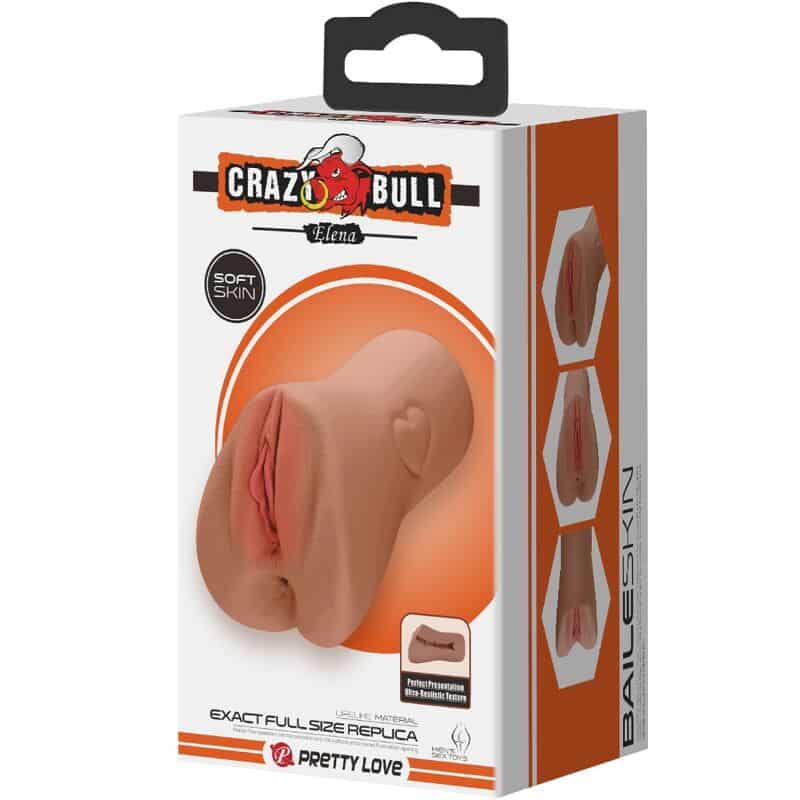 CRAZY BULL - DESIGN DE VAGINA E ÂNUS ESCARLATE COM CARNE DE CORAÇÃO - Image 5