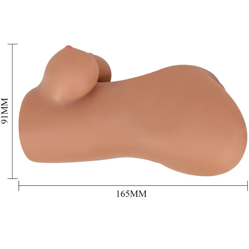 CRAZY BULL - HANNAH MASTURBADOR DUPLO VAGINA E ÂNUS MULATO REALISTA - Image 4