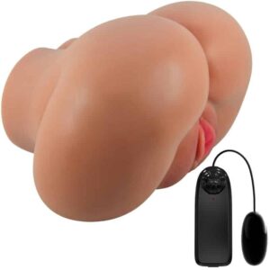 Crazy Bull - Luna Vibrador Butt Com Vagina Realista E Ânus Controle De Carne Remoto
