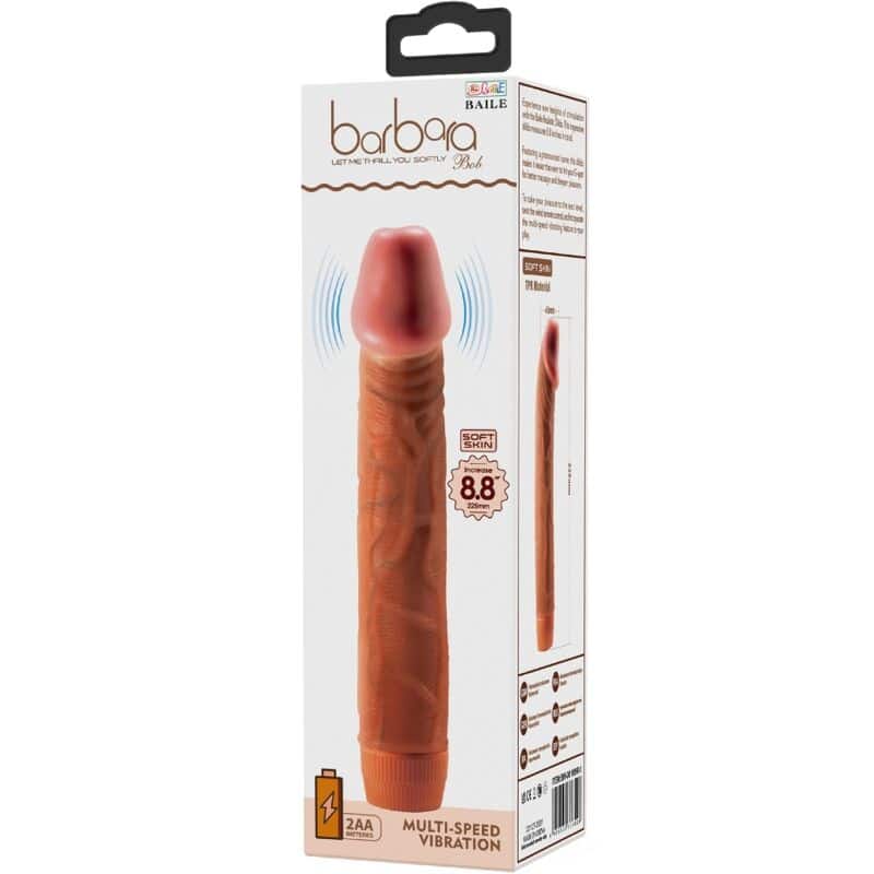 BAILE - BOB VIBRADOR REALISTA 22,5 CM MULATO - Image 6