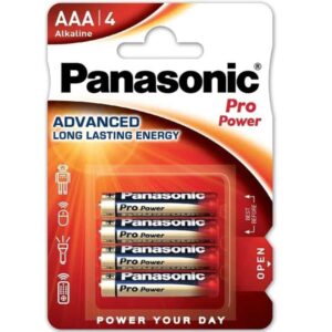 PANASONIC - PILHA AAA ALCALINAS PRO POWER LR03 BLISTER*4