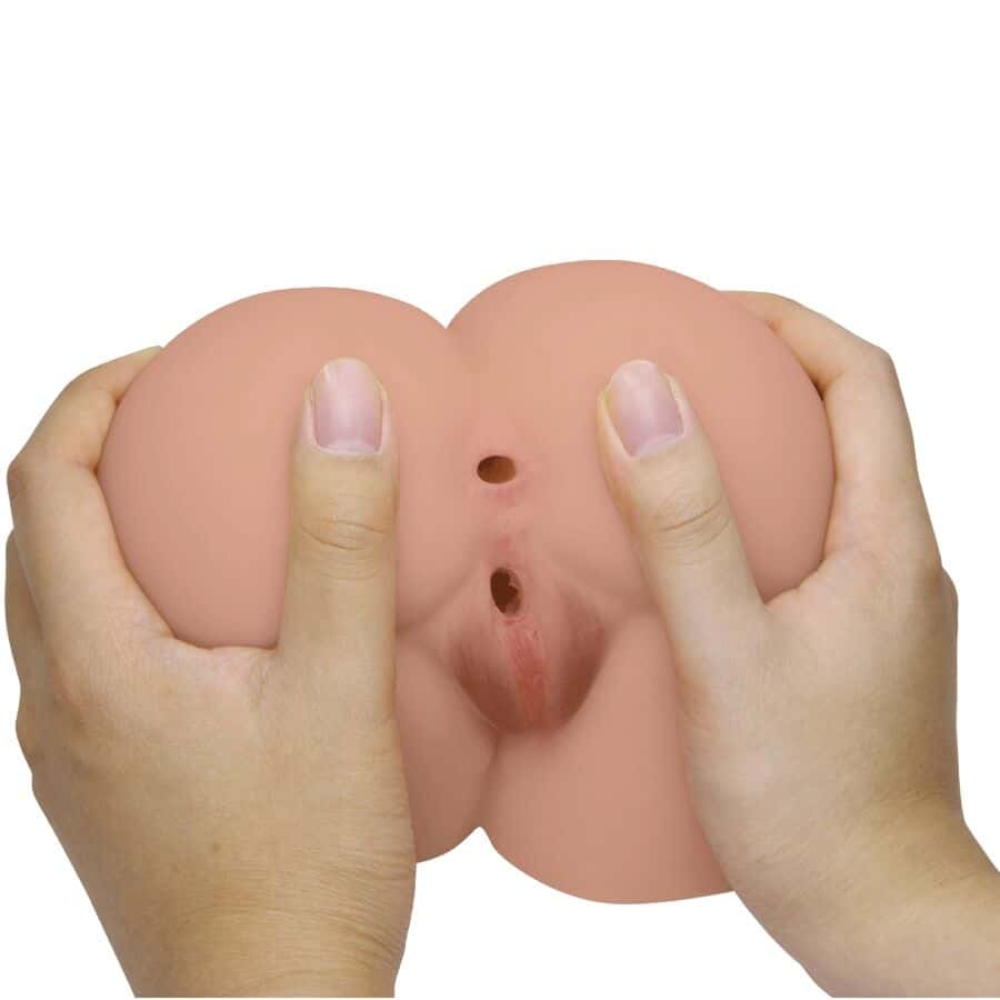 CRAZY BULL - BERNACE ASS VIBRADOR COM VAGINA REALISTA E ÂNUS CARNE CONTROLE REMOTO - Image 8