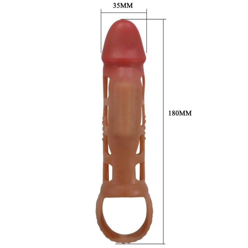 PRETTY LOVE - MANGA VIBRATÓRIA PARA PÊNIS PRESTON 18 CM - Image 6