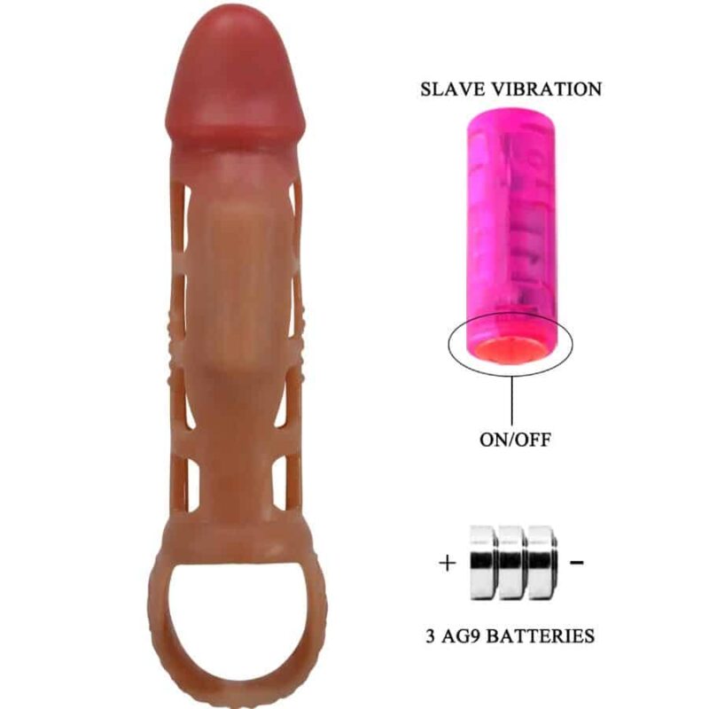 PRETTY LOVE - MANGA VIBRATÓRIA PARA PÊNIS PRESTON 18 CM - Image 8