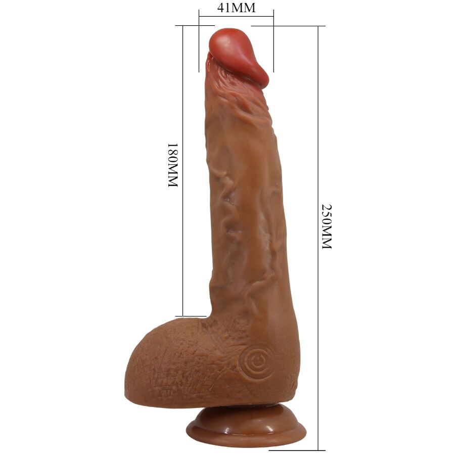 BAILE - BEAUTIFUL WILKS 5 CONFIGURAÇÕES VIBRADOR REALISTA 25 CM MULATO - Image 3