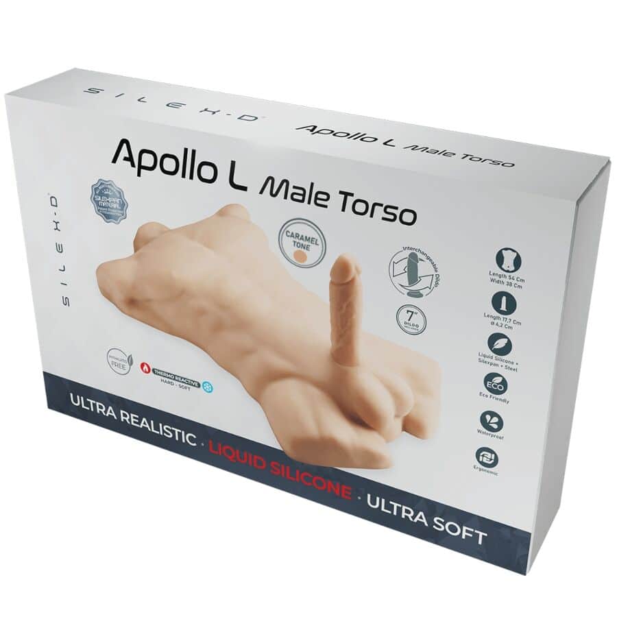 SILEXD - APOLLO L TRONCO MASCULINO REALISTA CARAMELO - Image 8