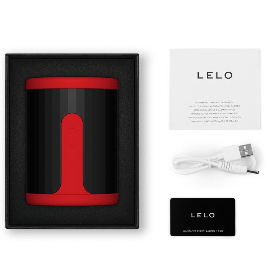 LELO - F2S™ TEAL MASTURBADOR MASCULINO VERMELHO - Image 9