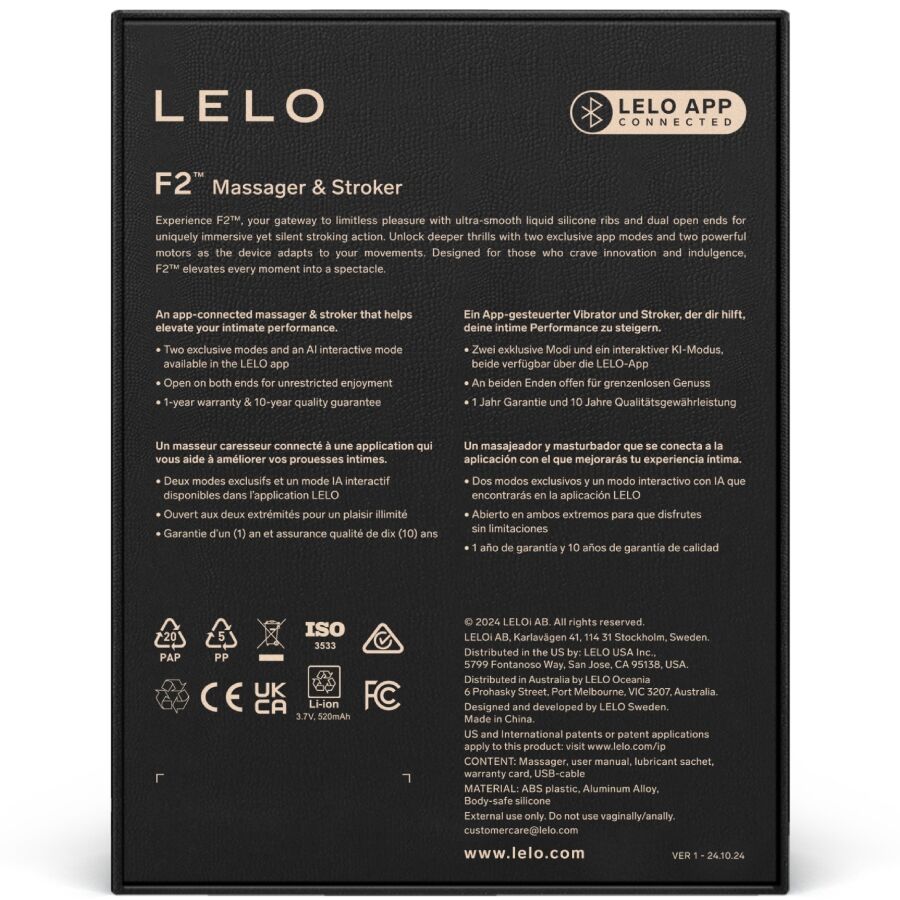 LELO - F2S™ TEAL MASTURBADOR MASCULINO VERMELHO - Image 11