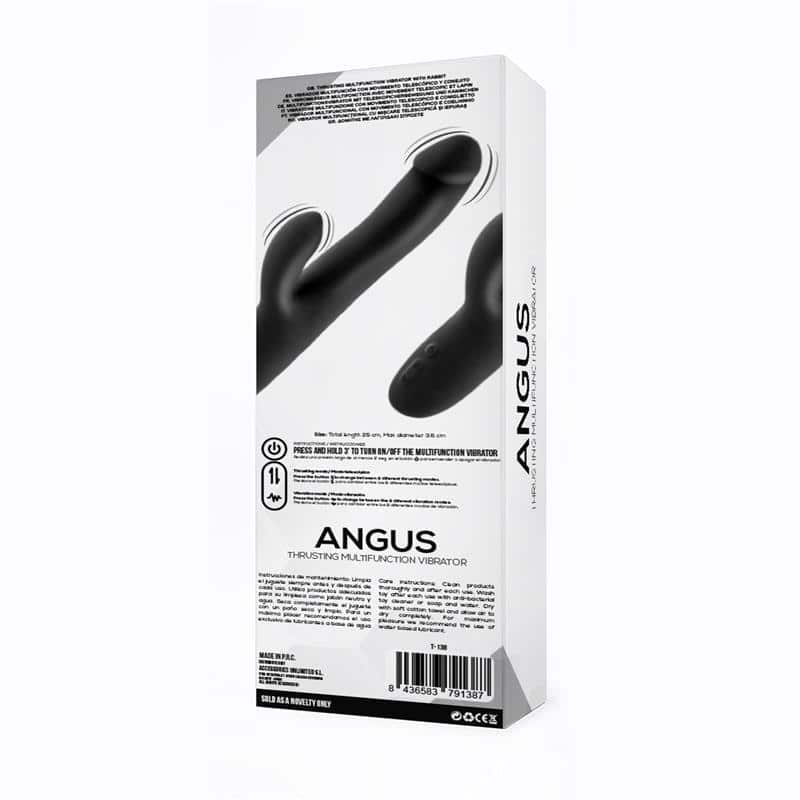 Tardenoche - Angus Vibrador con Función de Movimiento Thrusting 2 Motores Silicona USB - Image 3