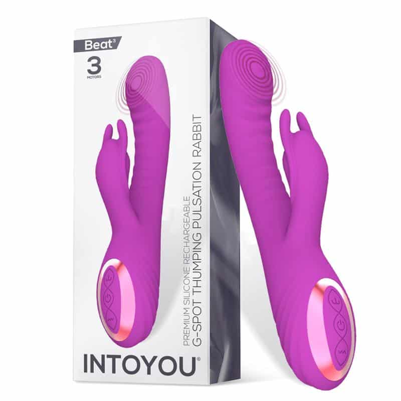 Intoyou - Beat3 Vibrador con Punto G con Pulsación 3 Motores