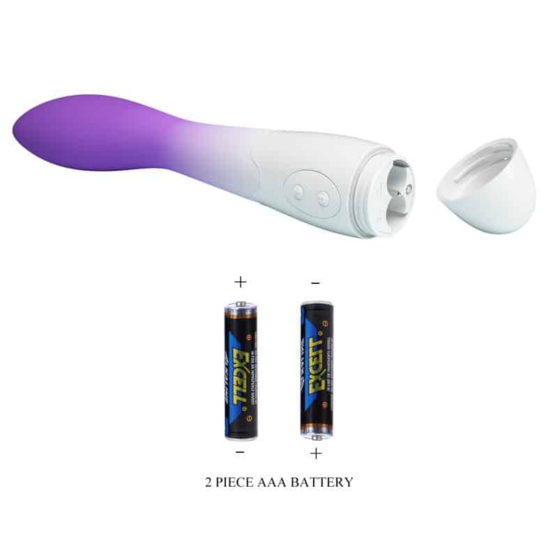 Prettylove - Bishop Vibrador Blanco y Púrpura - Image 7