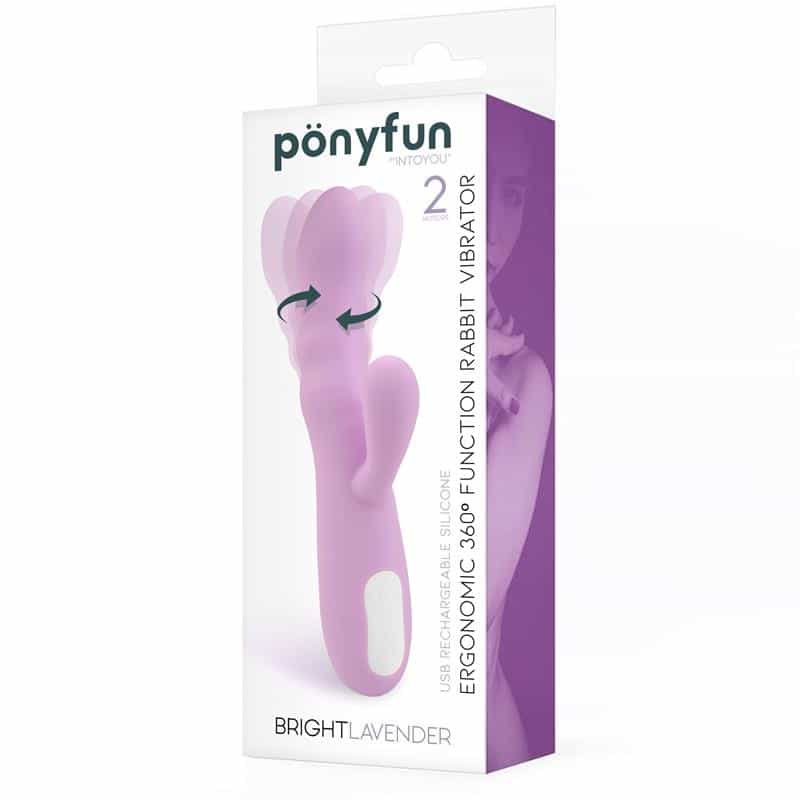 Intoyou - Brightlavender Vibrador y Rotador Doble Motor 360º USB Silicona - Image 2