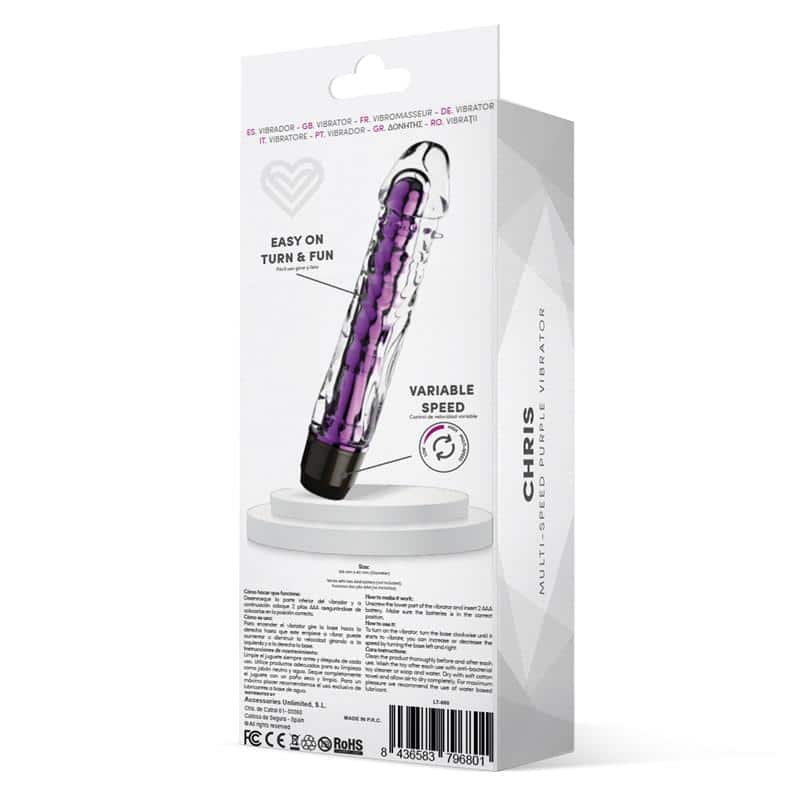 Latetobed - Chris Vibrador Multi-Velocidad Púrpura - Image 3
