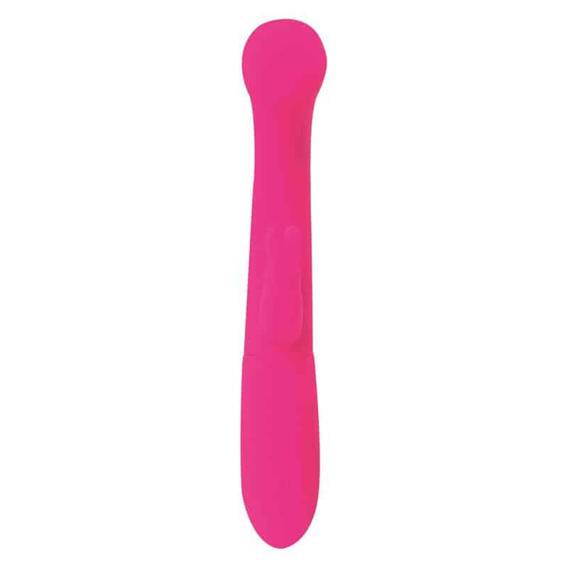 Goodies - Cotton Vibrador Punto G y Conejito USB Silicona Fuchsia - Image 5