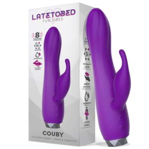 Latetobed - Couby Silicone Rabbit Purple Vibrator