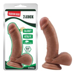 Chisa - Dildo Dual Density Fashion Dude 17.5 x 4.1 cm Bronceado
