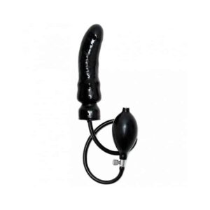 Bondage Play - Dildo Inflable Látex Negro