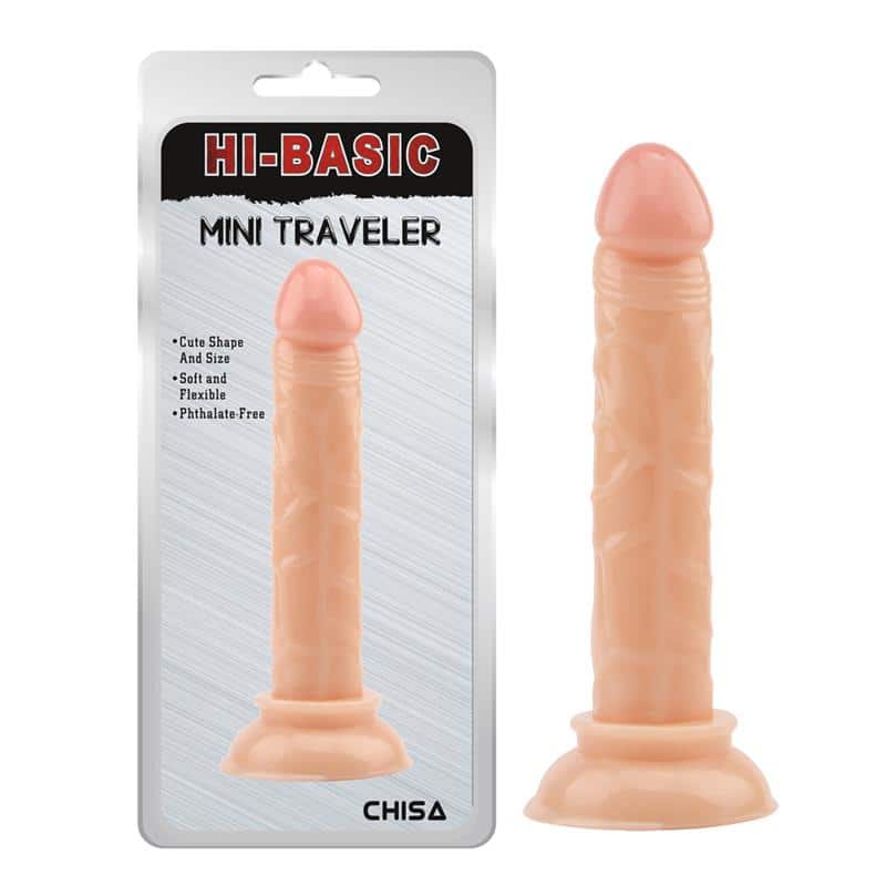 Chisa - Dildo Mini Traveler 14 x 2.5 cm Natural - Image 2