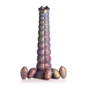 Creature Cocks - Dildo Ovoposito con 5 huevos Deep Invader Tentacle