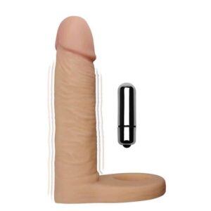 Lovetoy - Dildo The Ultra Soft Double con Vibración 5.8 Natural