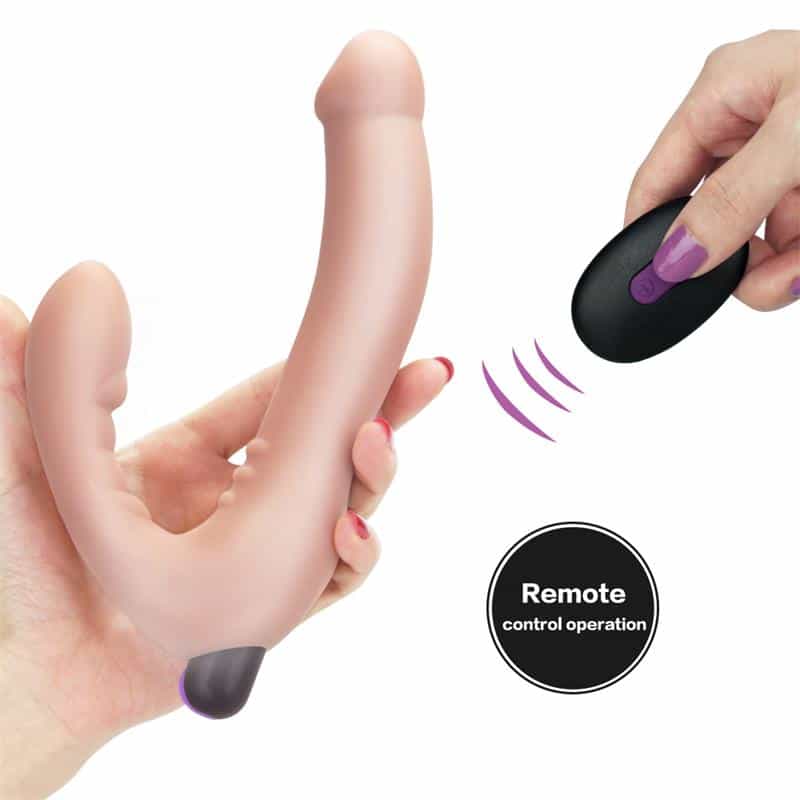 Lovetoy - Doble Dildo Strapless Silicona USB - Image 5
