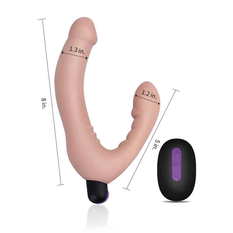 Lovetoy - Doble Dildo Strapless Silicona USB - Image 6