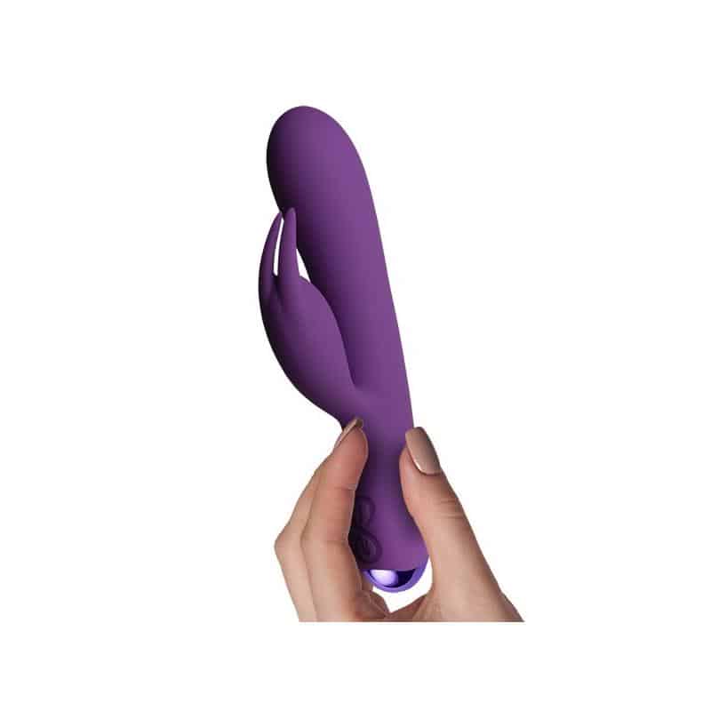 Rocksoff - Flutter Rabbit Vibrador con Conejito 2 Motores Púrpura - Image 3