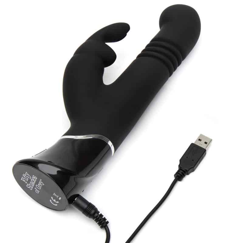 Fifty Shades Of Grey - Greedy Girl Vibrador con Movimiento Punto G USB - Image 4