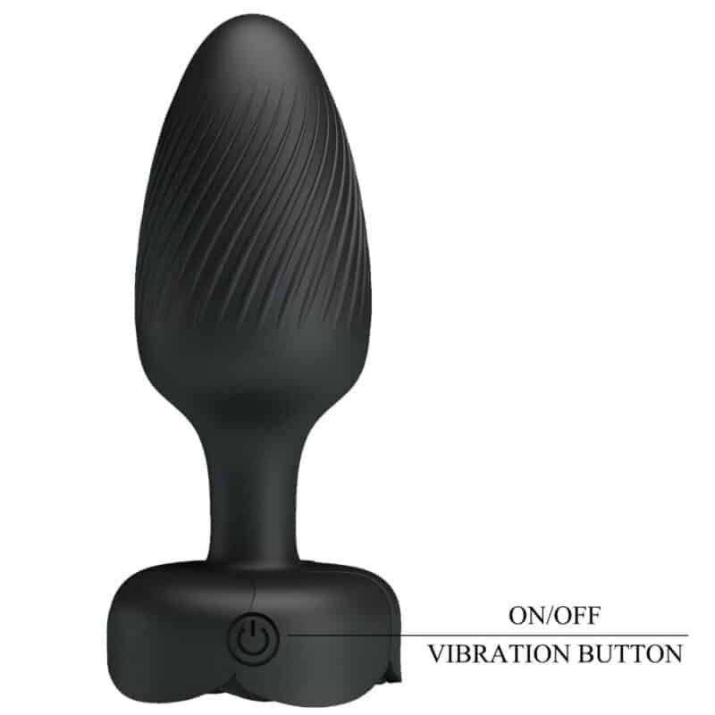 Pretty Love - Varian Anal Plug Com Luz Led Preto 10,8 Cm - Image 8