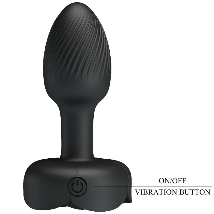 Pretty Love - Olman Plug Anal Com Luz Led Preto 8,8 Cm - Image 8