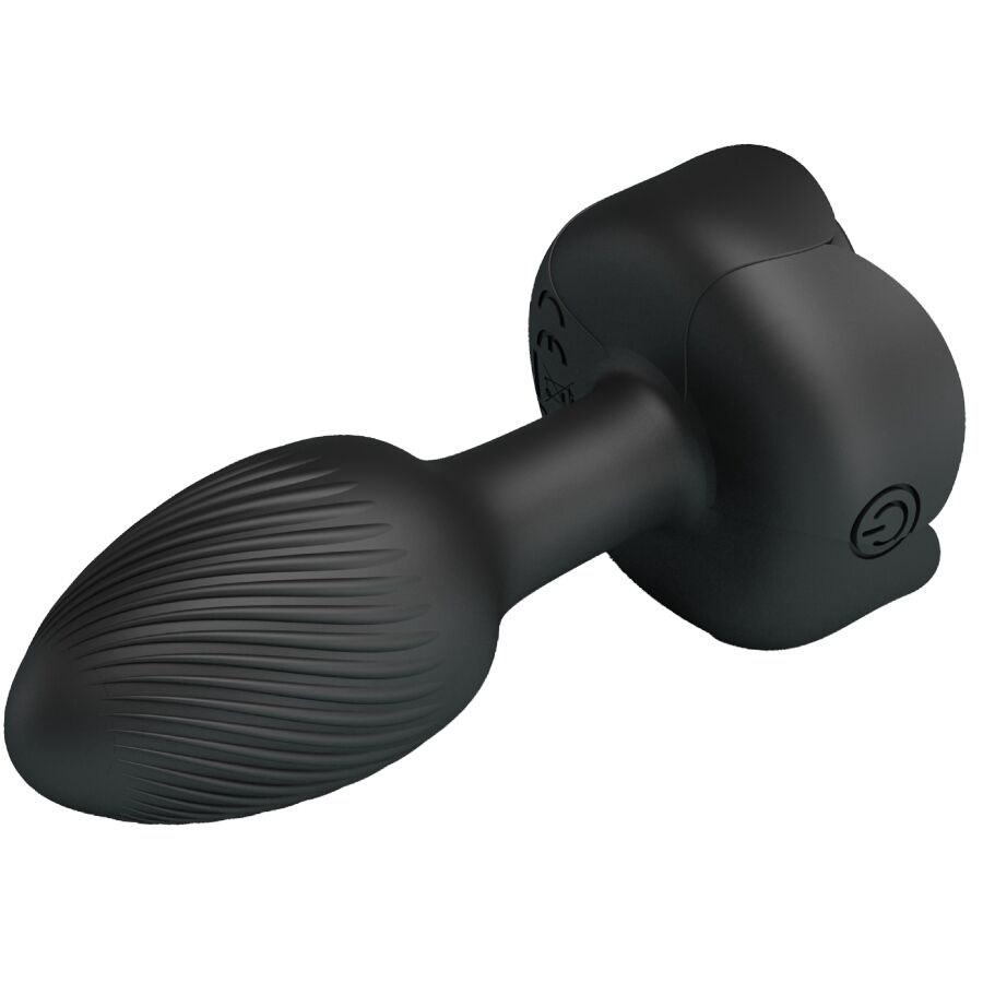 Pretty Love - Olman Plug Anal Com Luz Led Preto 8,8 Cm - Image 5