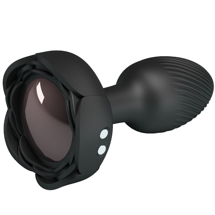 Pretty Love - Olman Plug Anal Com Luz Led Preto 8,8 Cm - Image 2