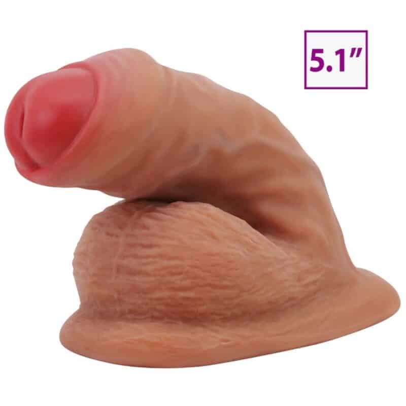 Pretty Love - Warnell Dildo Ultra Realista E Elástico 9,5 Cm Mulato - Image 8