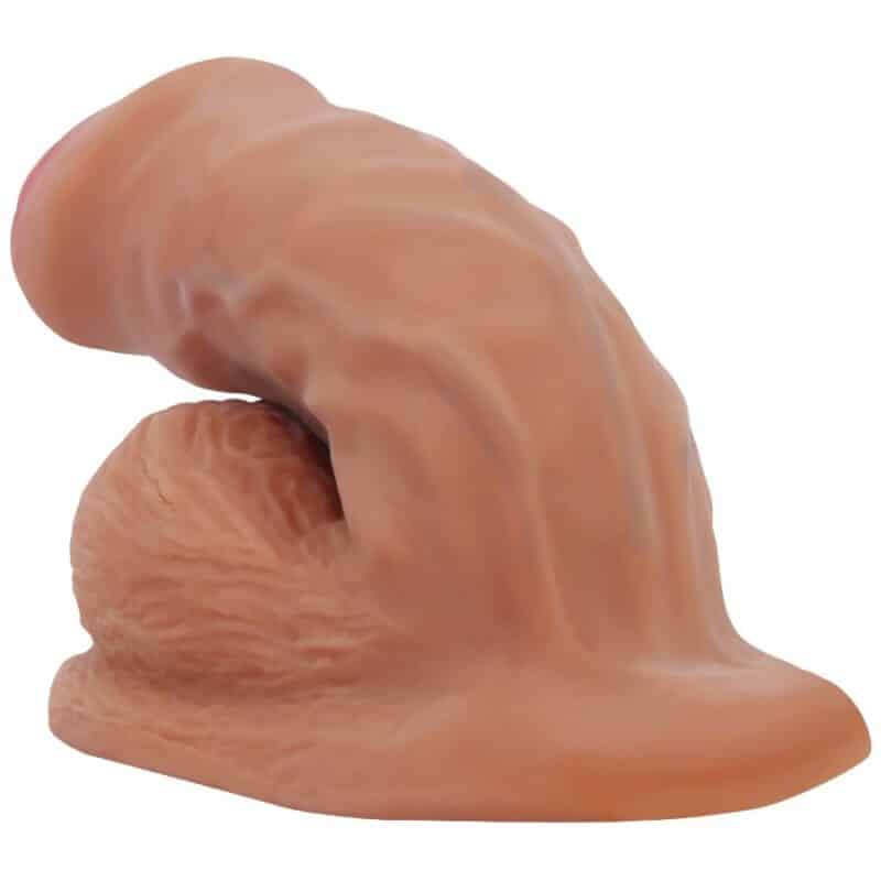 Pretty Love - Warnell Dildo Ultra Realista E Elástico 9,5 Cm Mulato - Image 3