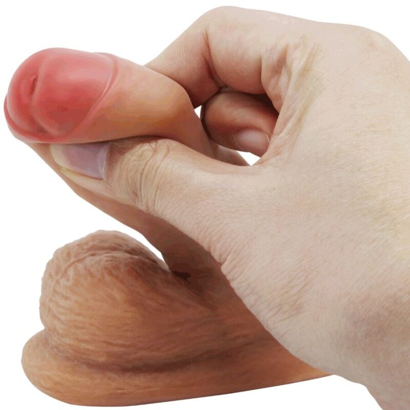 Pretty Love - Warnell Dildo Ultra Realista E Elástico 9,5 Cm Mulato - Image 6