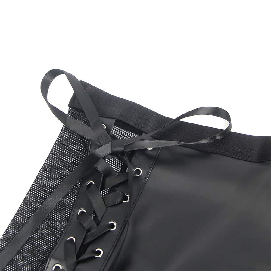 Subblime - 957599 Conjunto De Sutiã E Saia De Couro Preto L/Xl - Image 6