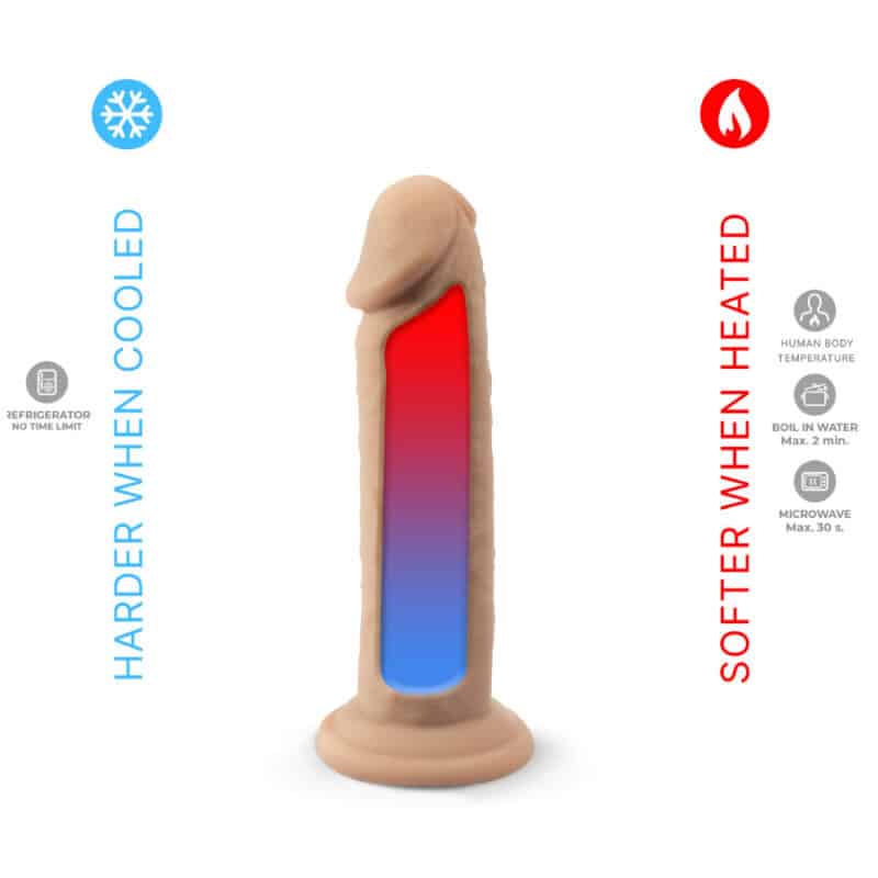 Silexd - Modelo De Pênis Realístico 2 Silicone Termorativo 15,4 Cm - Image 5