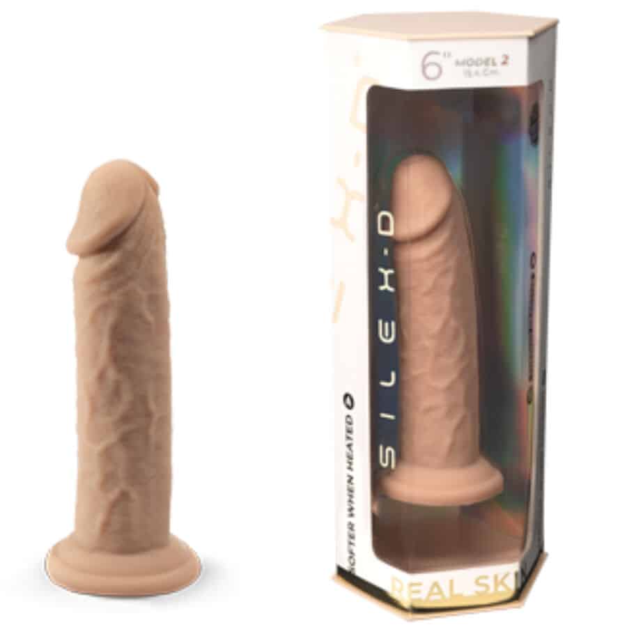 Silexd - Modelo De Pênis Realístico 2 Silicone Termorativo Premium 15,4 Cm - Image 6