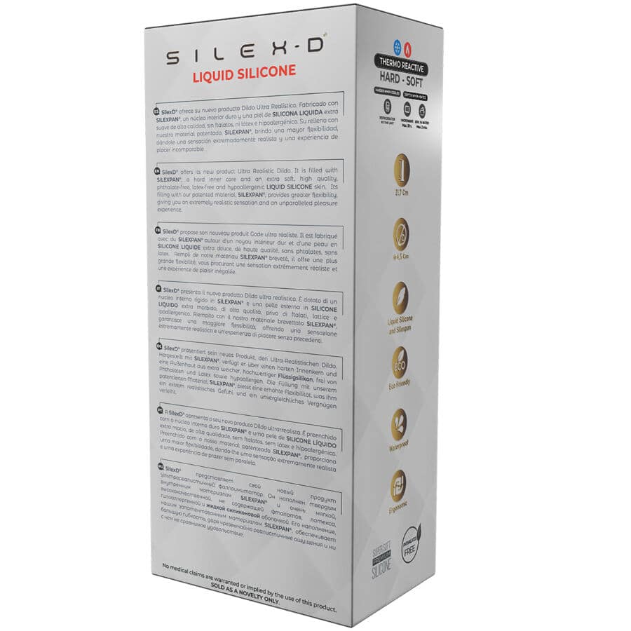 Silexd - Modelo De Pênis Realista 9 Silicone Líquido 22,8 Cm - Image 7