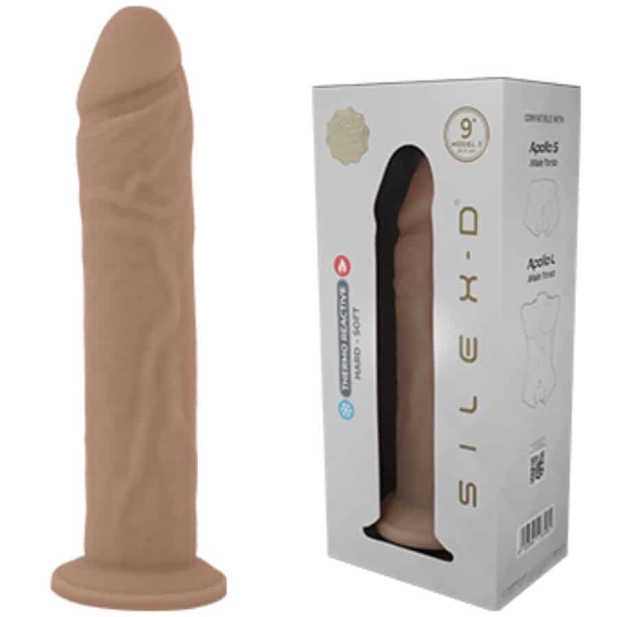 Silexd - Modelo De Pênis Realista 9 Silicone Líquido 22,8 Cm - Image 5