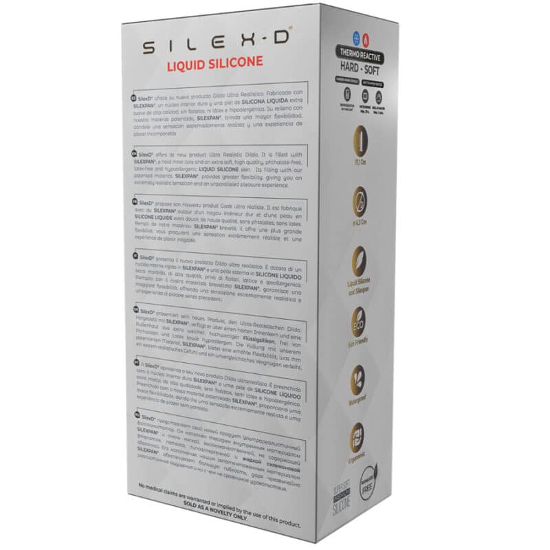 Silexd - Modelo De Pênis Realista 8 Silicone Líquido 20,6 Cm - Image 7